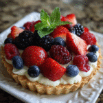 No-Bake Mixed Berry Mascarpone Tart