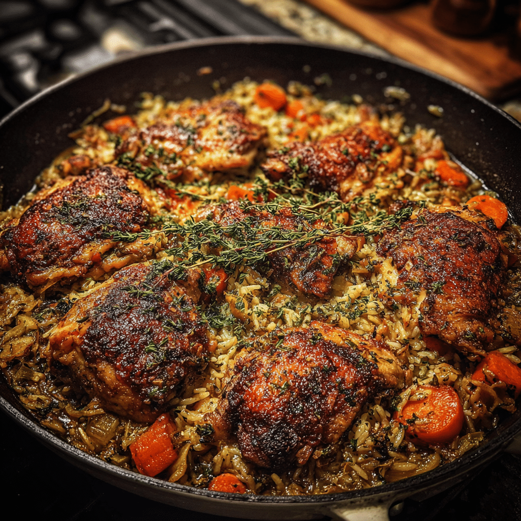 One Pan Herby Chicken