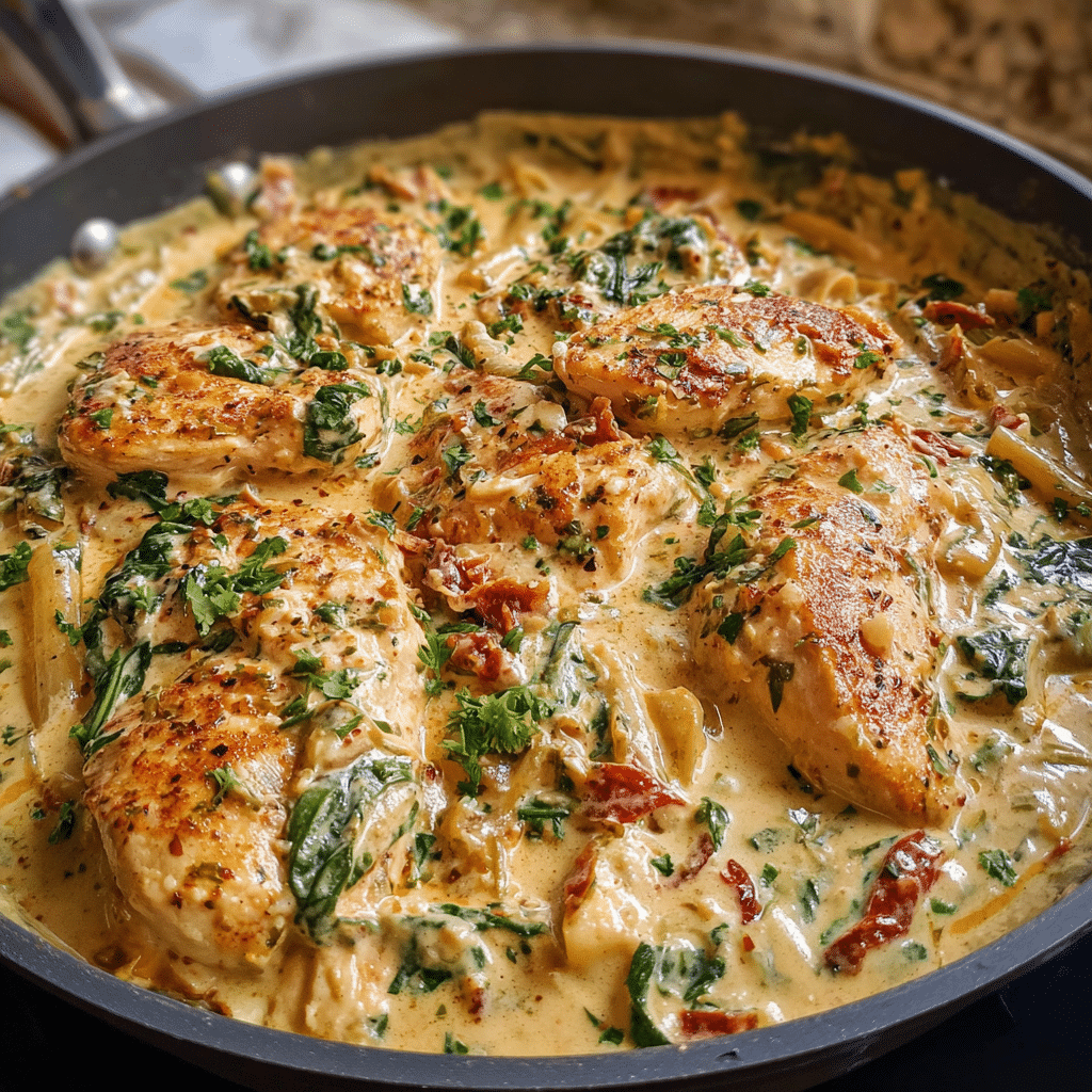 One-Pot Creamy Tuscan Chicken