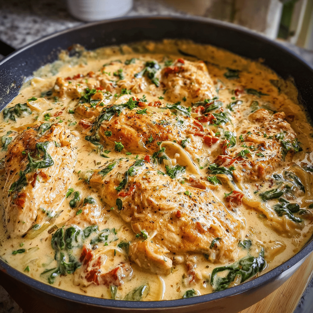 One-Pot Creamy Tuscan Chicken