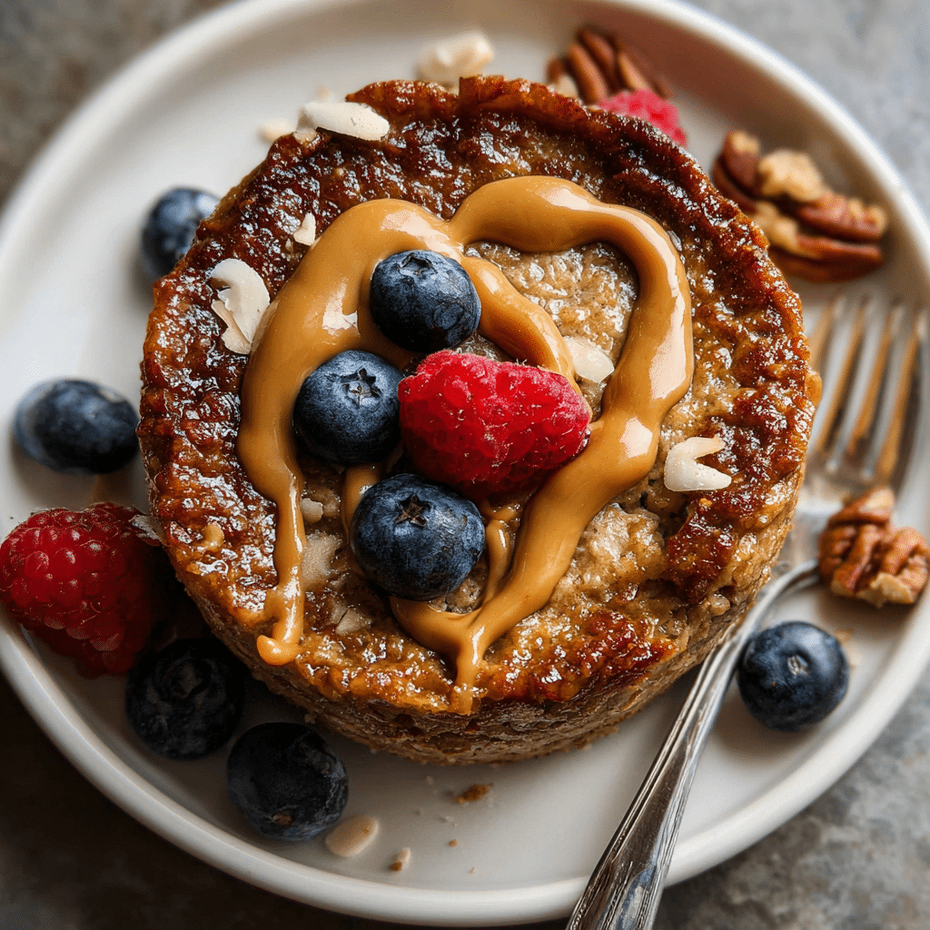 Peanut Butter Cookie Baked Oatmeal
