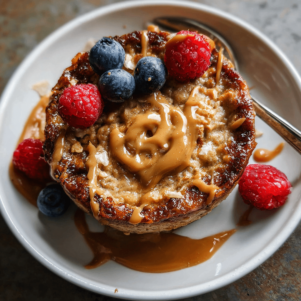 Peanut Butter Cookie Baked Oatmeal