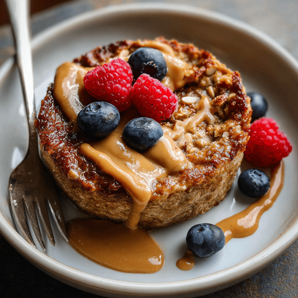 Peanut Butter Cookie Baked Oatmeal