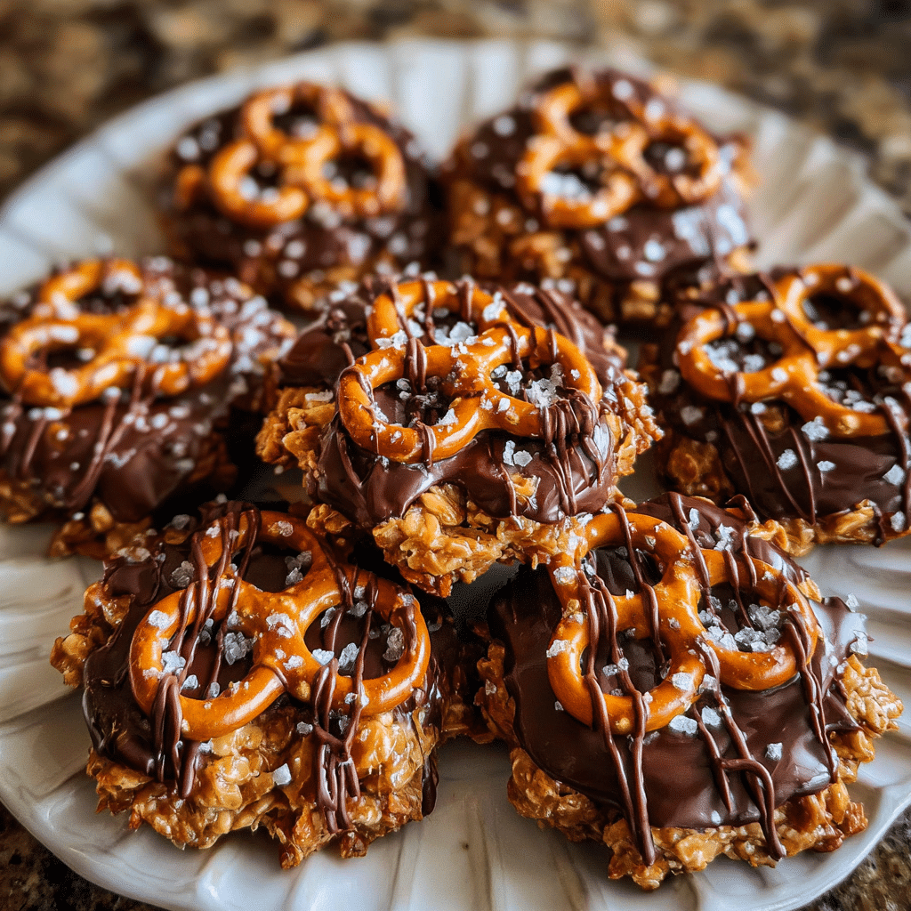 Peanut Butter Pretzel Cookies