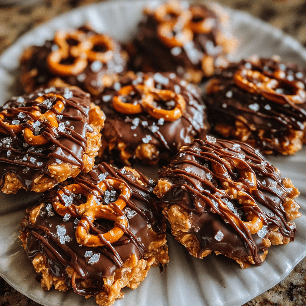 Peanut Butter Pretzel Cookies