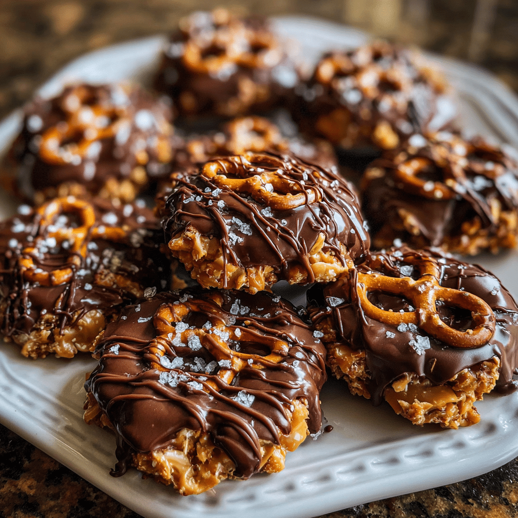 Peanut Butter Pretzel Cookies