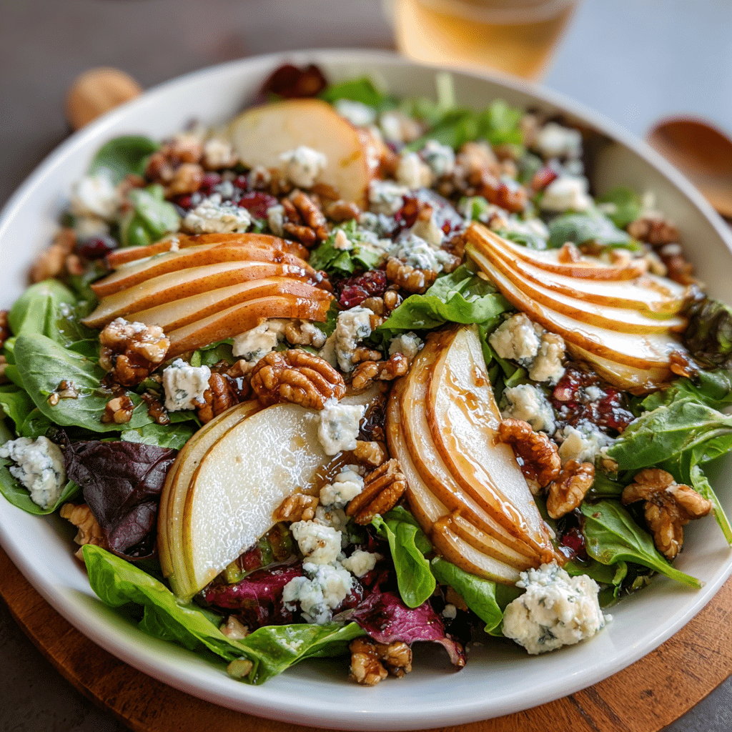 Pear & Gorgonzola Autumn Salad