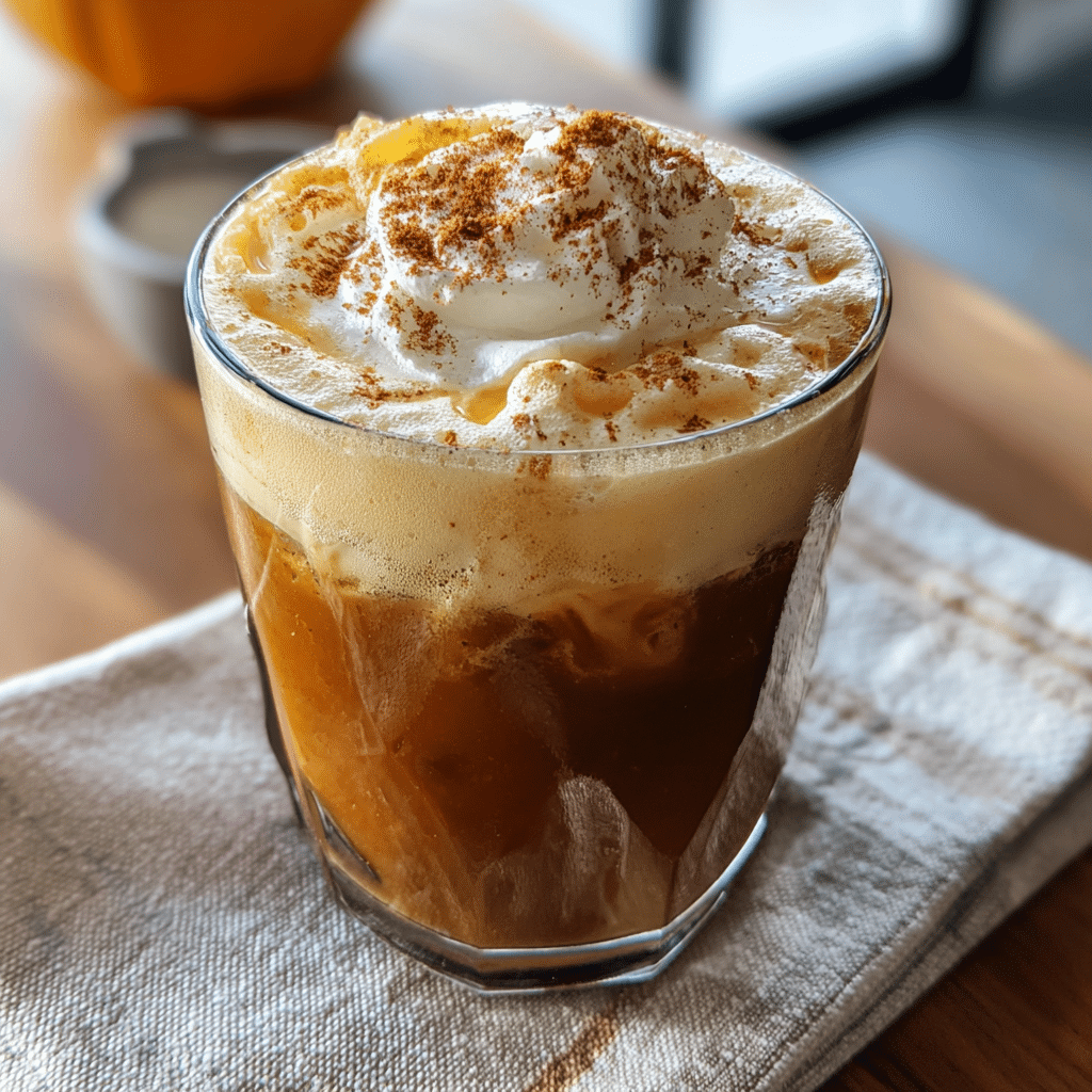 Pumpkin Cream Cold Foam Cold Brew Coffee