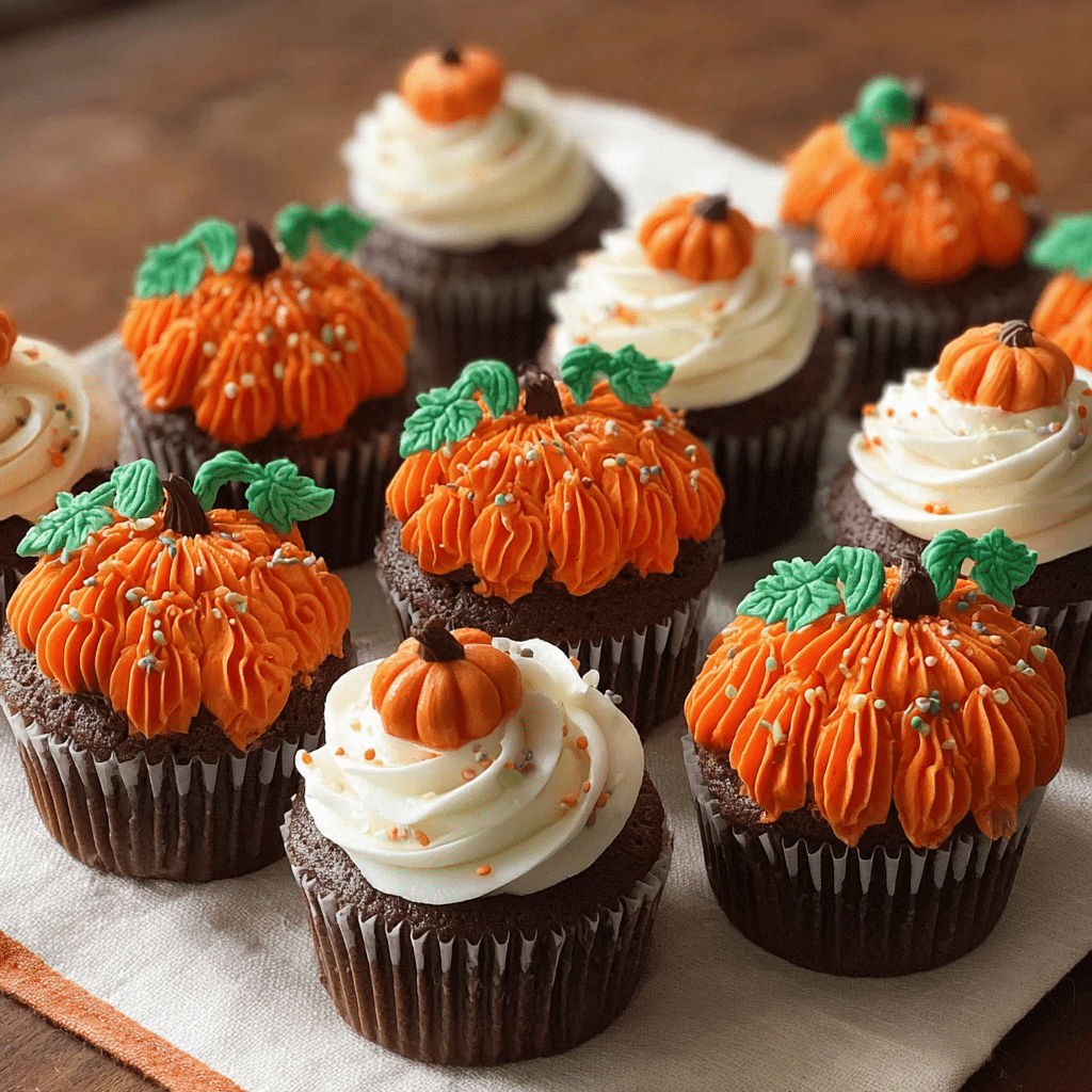 Pumpkin Patch Cupcakes