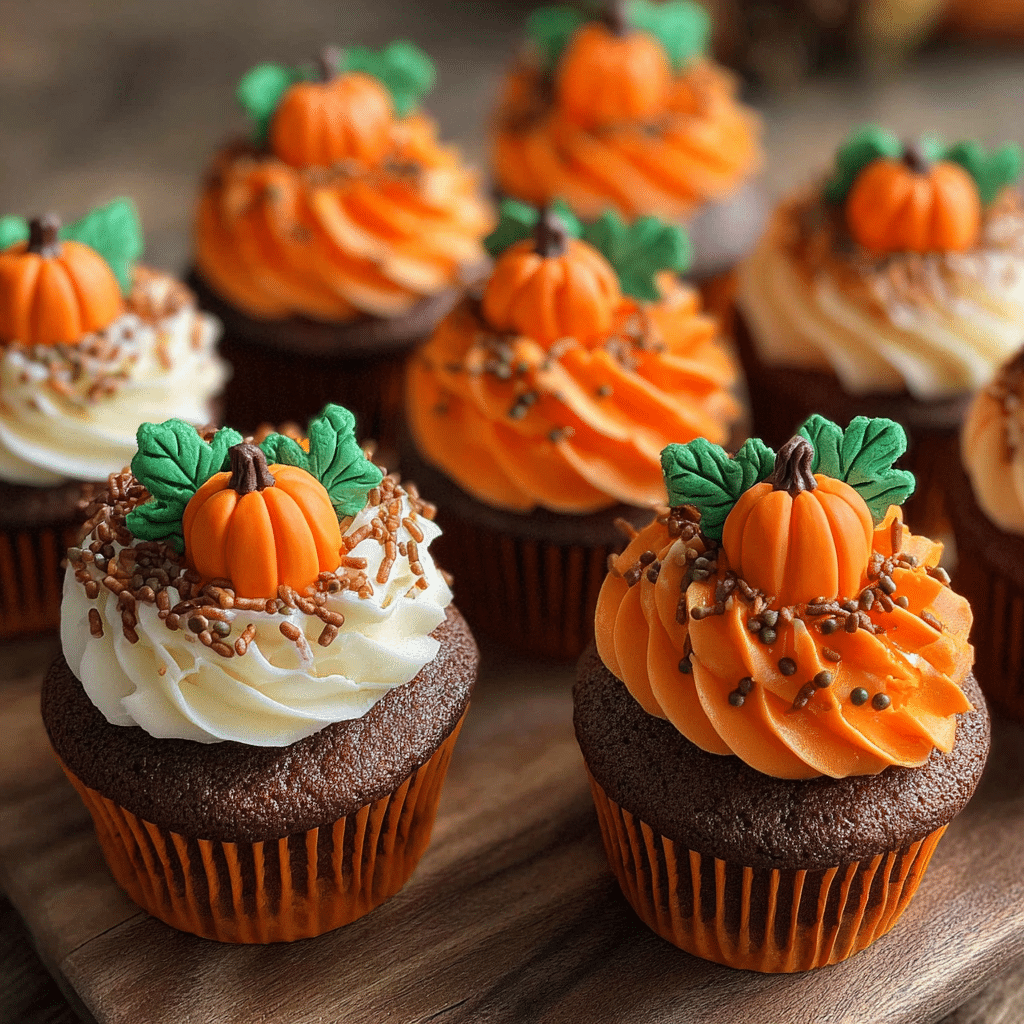 Pumpkin Patch Cupcakes