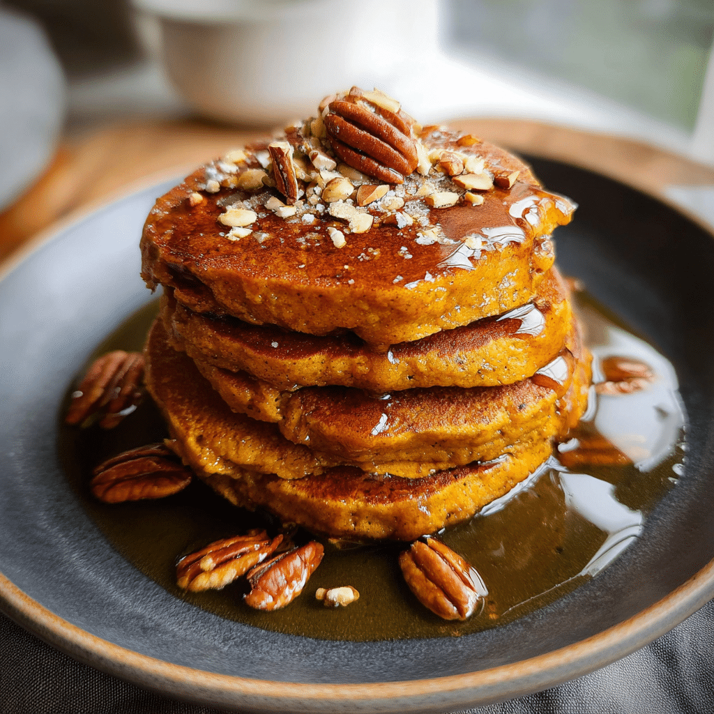 Pumpkin Protein Pancakes