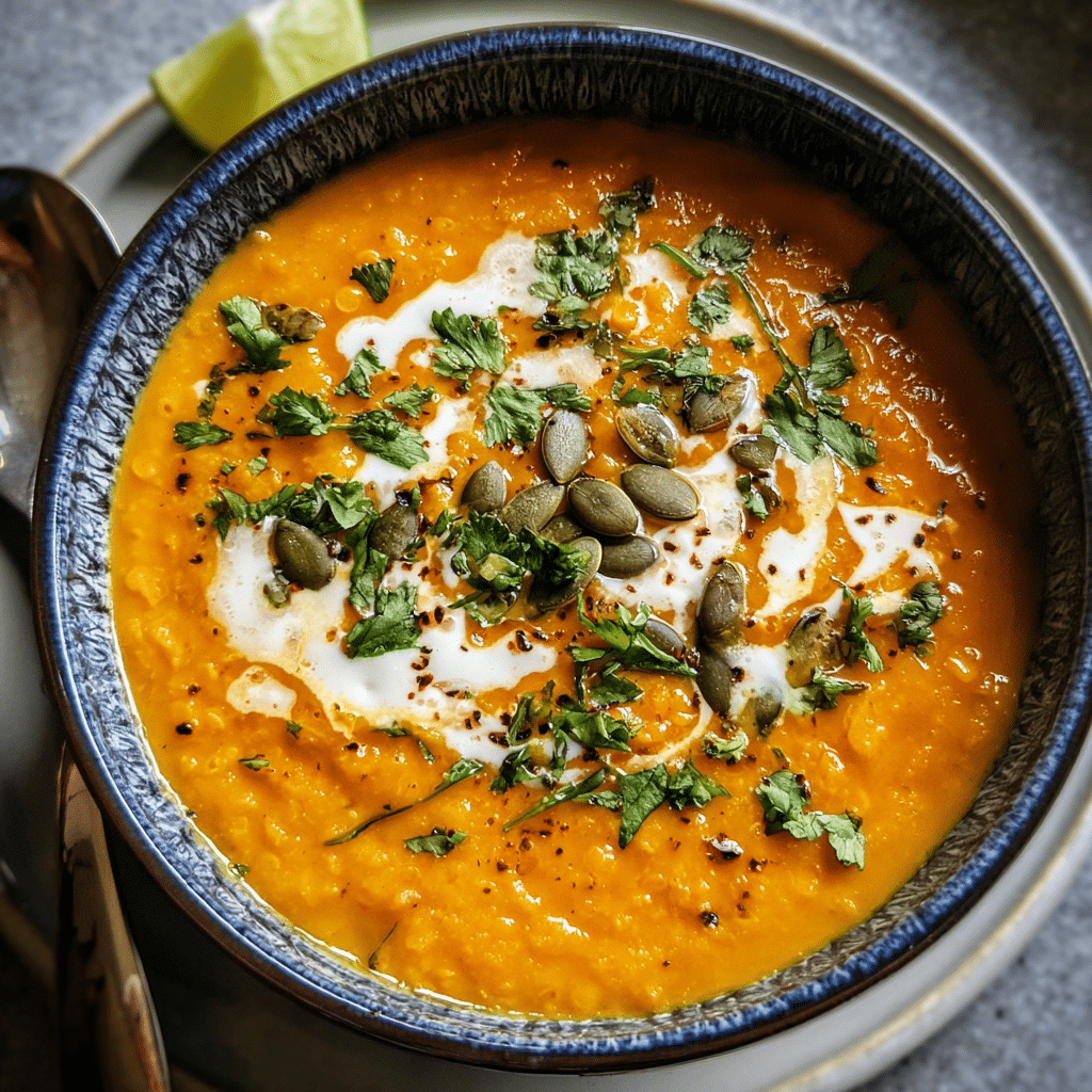 Pumpkin Red Lentil Soup
