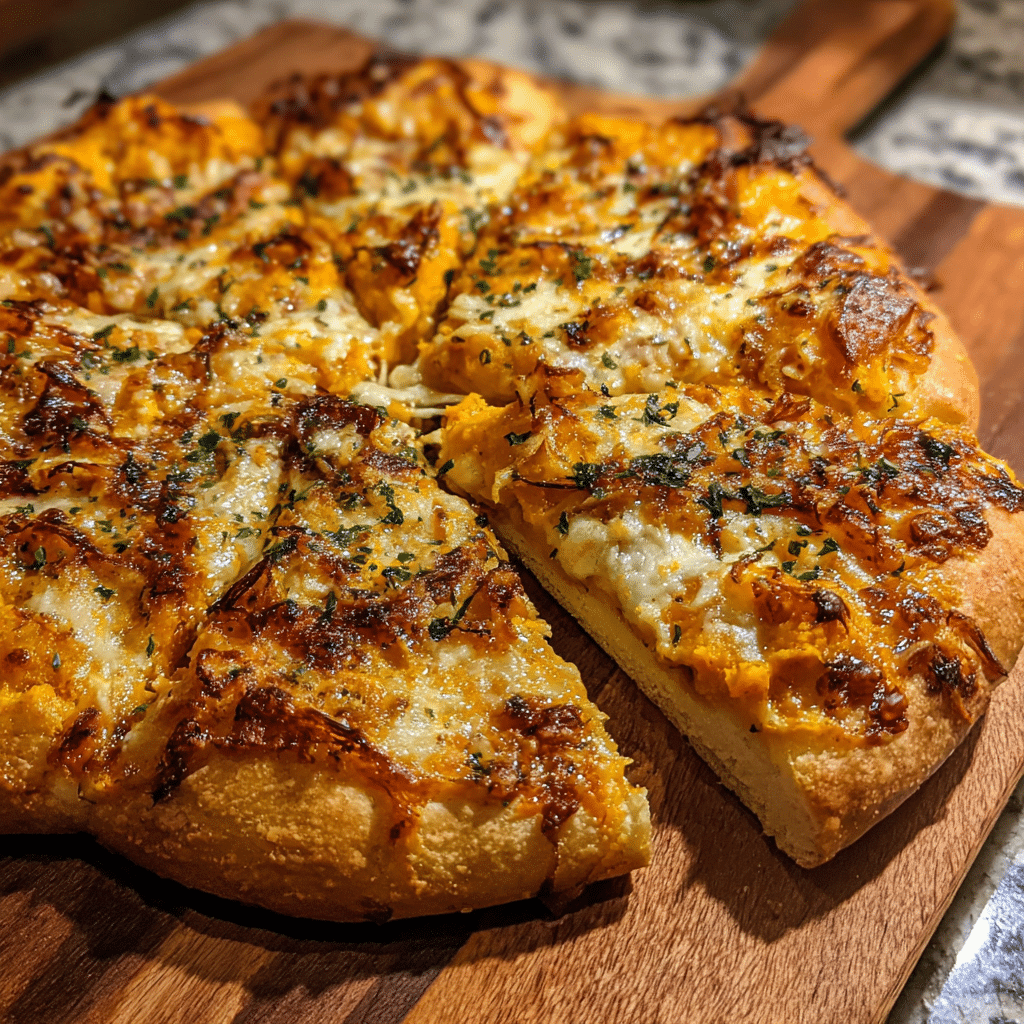 Pumpkin and Gouda Pizza