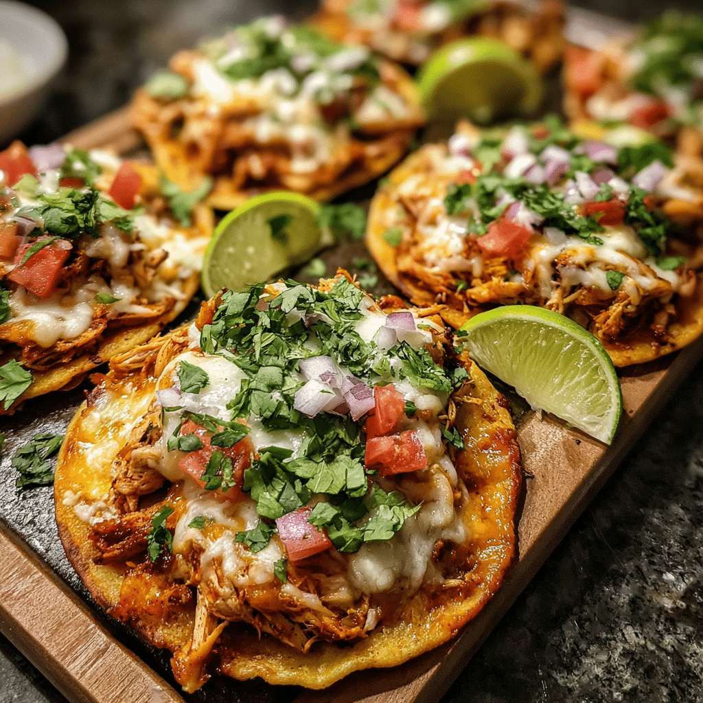 Sheet Pan Chicken Tostadas