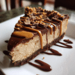 Skinny Peanut Butter Chocolate Protein Cheesecake