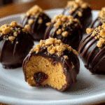 Vegan Chickpea Gingerbread Buckeyes