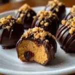 Vegan Chickpea Gingerbread Buckeyes