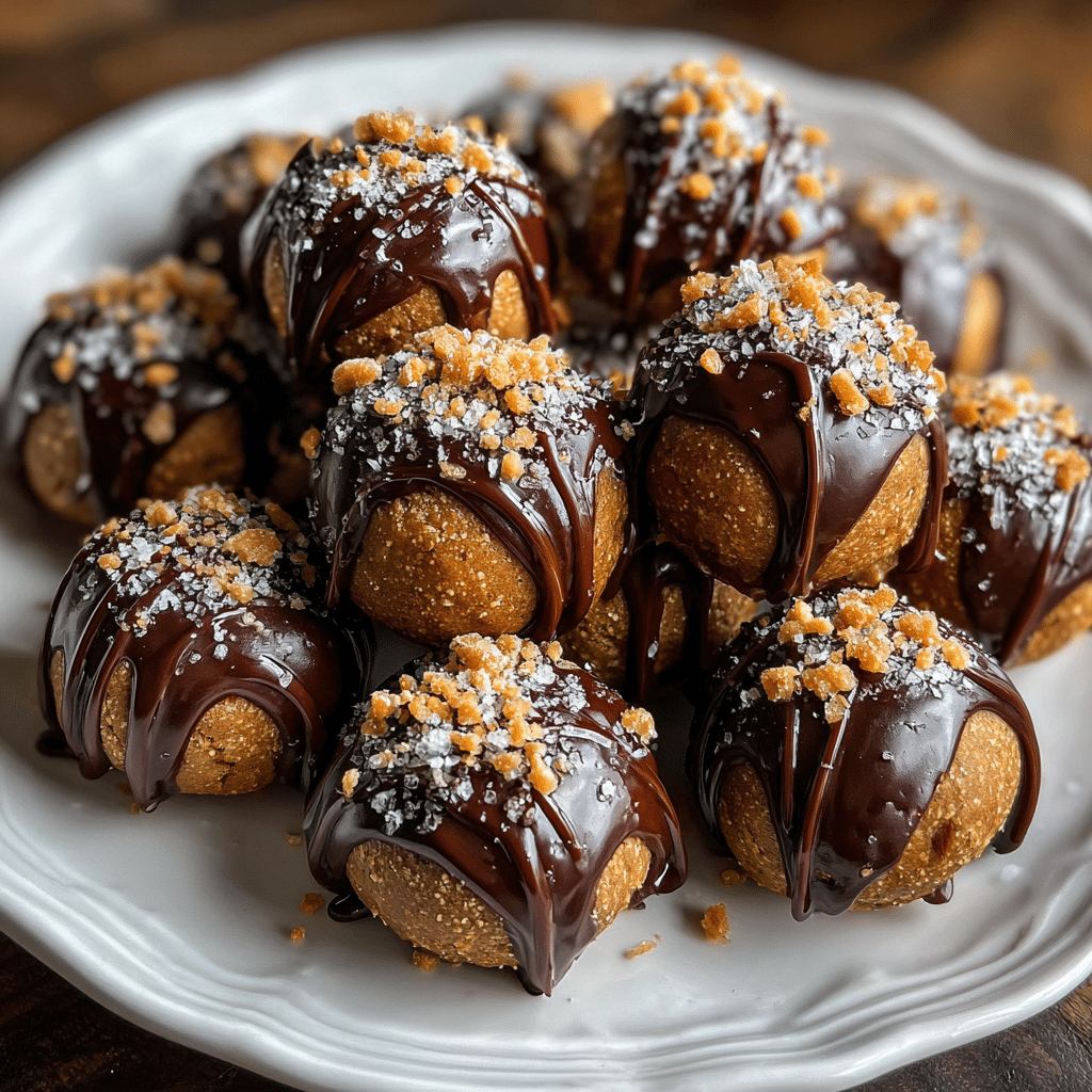 Vegan Chickpea Gingerbread Buckeyes