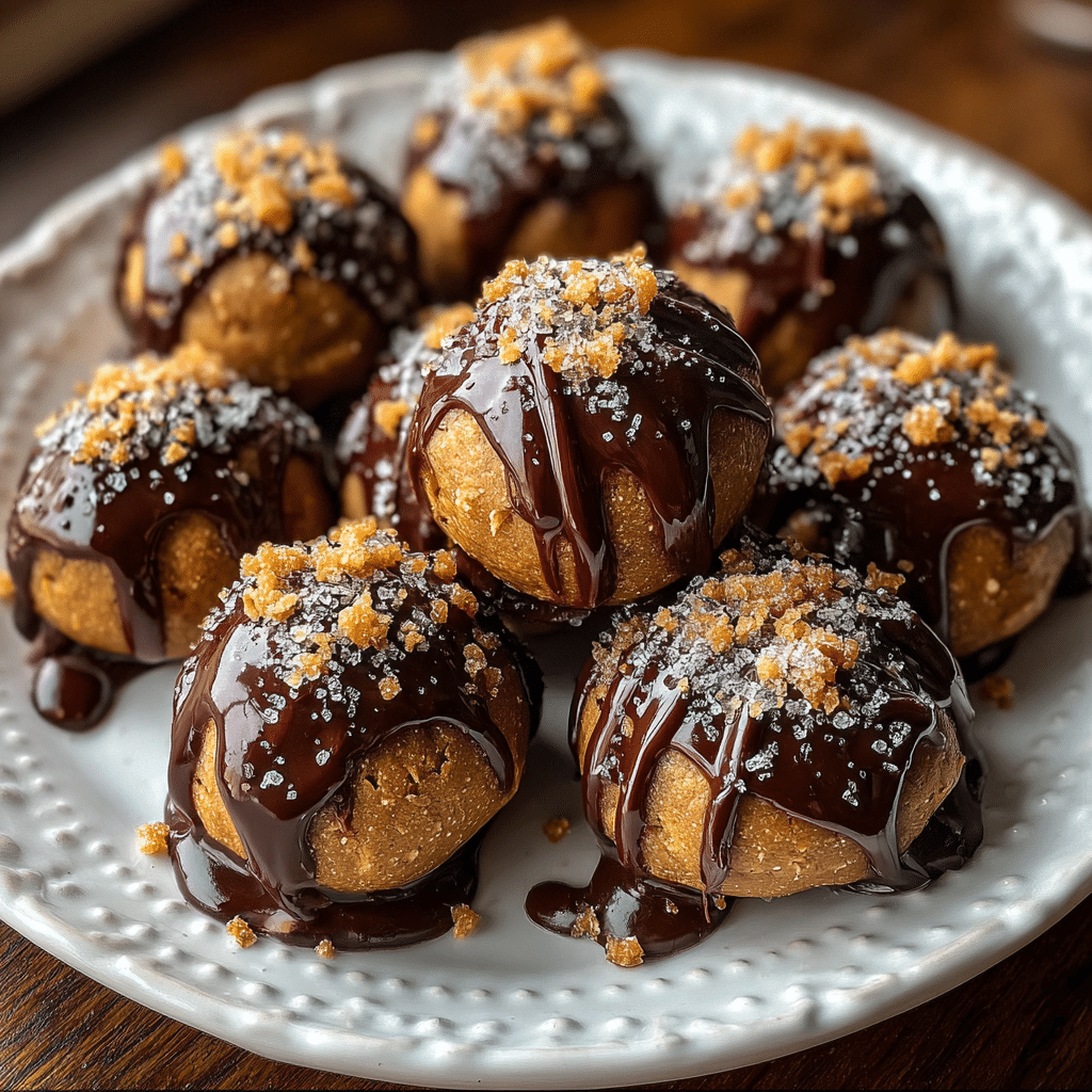 Vegan Chickpea Gingerbread Buckeyes
