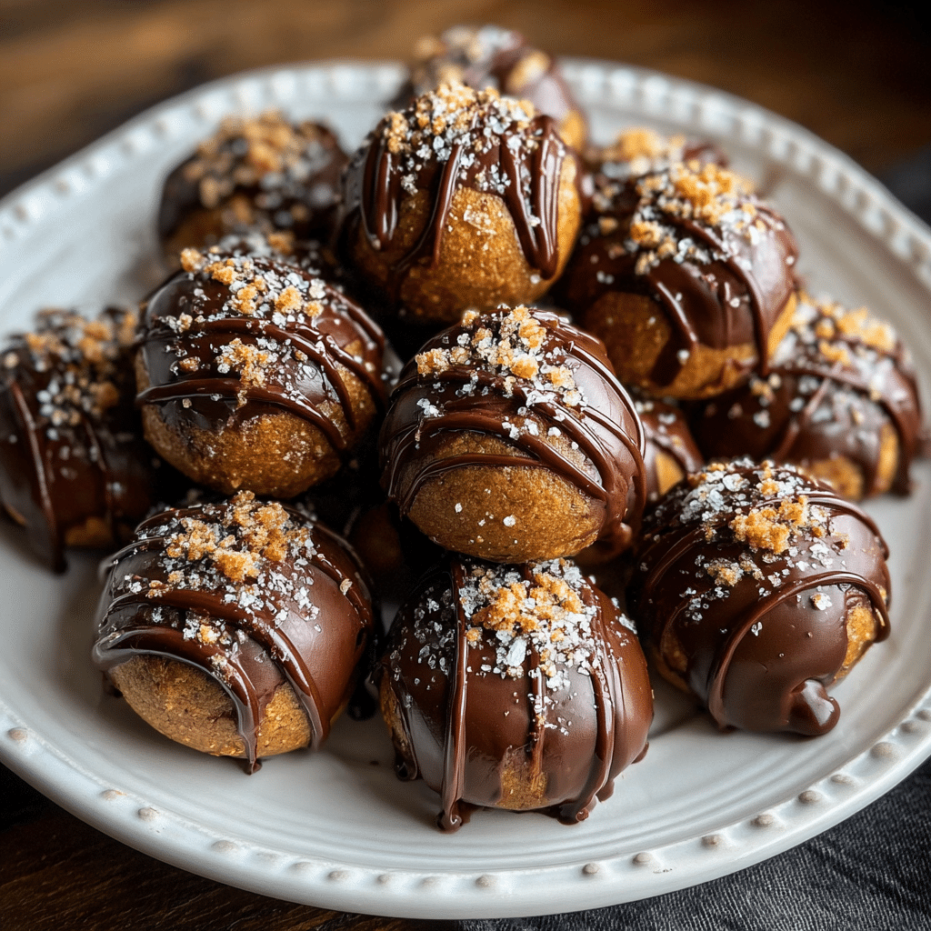 Vegan Chickpea Gingerbread Buckeyes