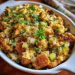 Whole Grain Apple-Celery Stuffing