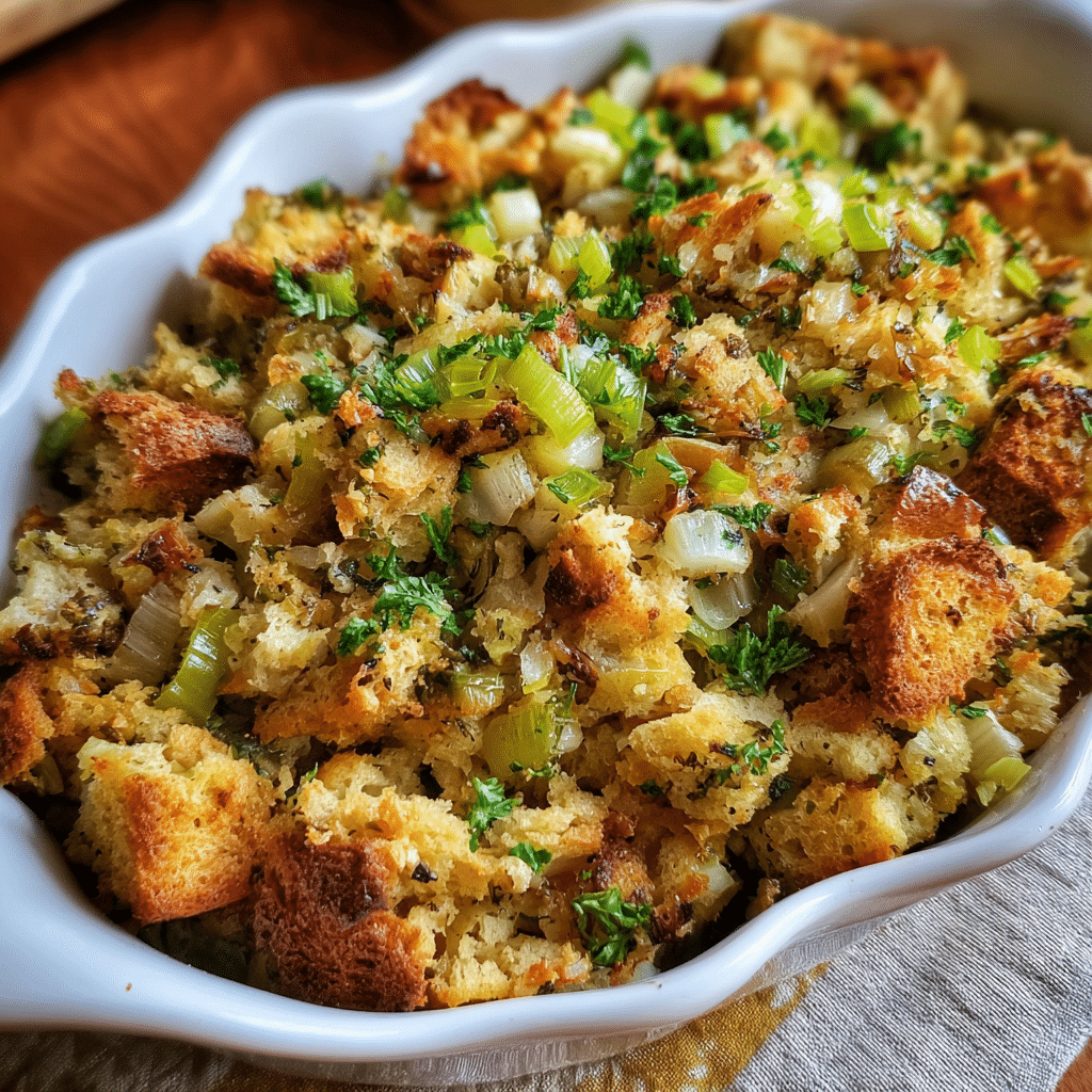 Whole Grain Apple-Celery Stuffing