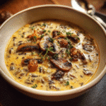 Wild Rice and Mushroom Soup
