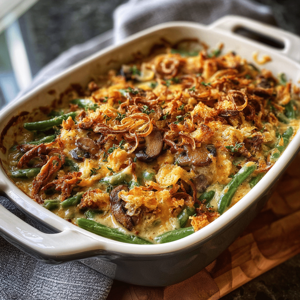 vegan green bean casserole