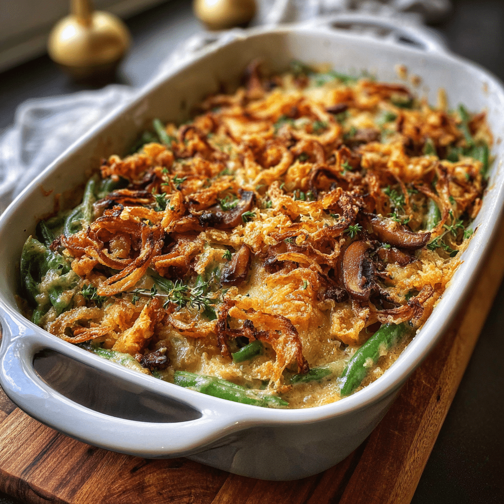 vegan green bean casserole