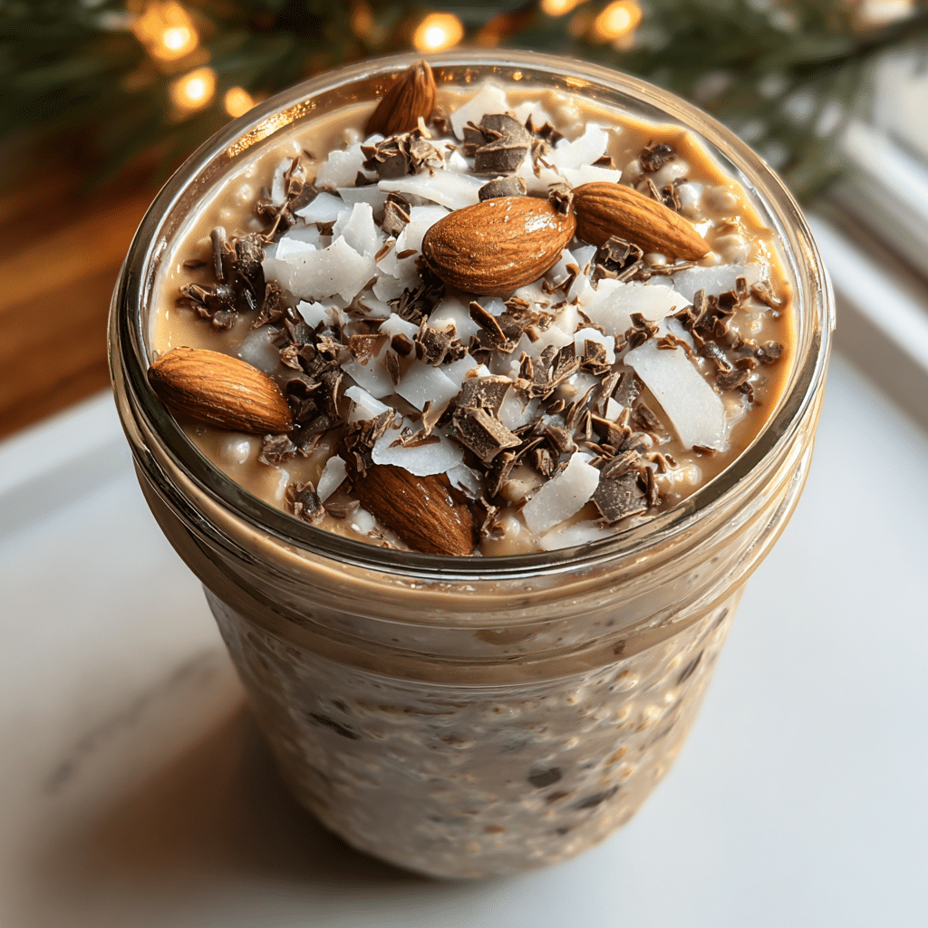 Almond Joy Overnight Oats