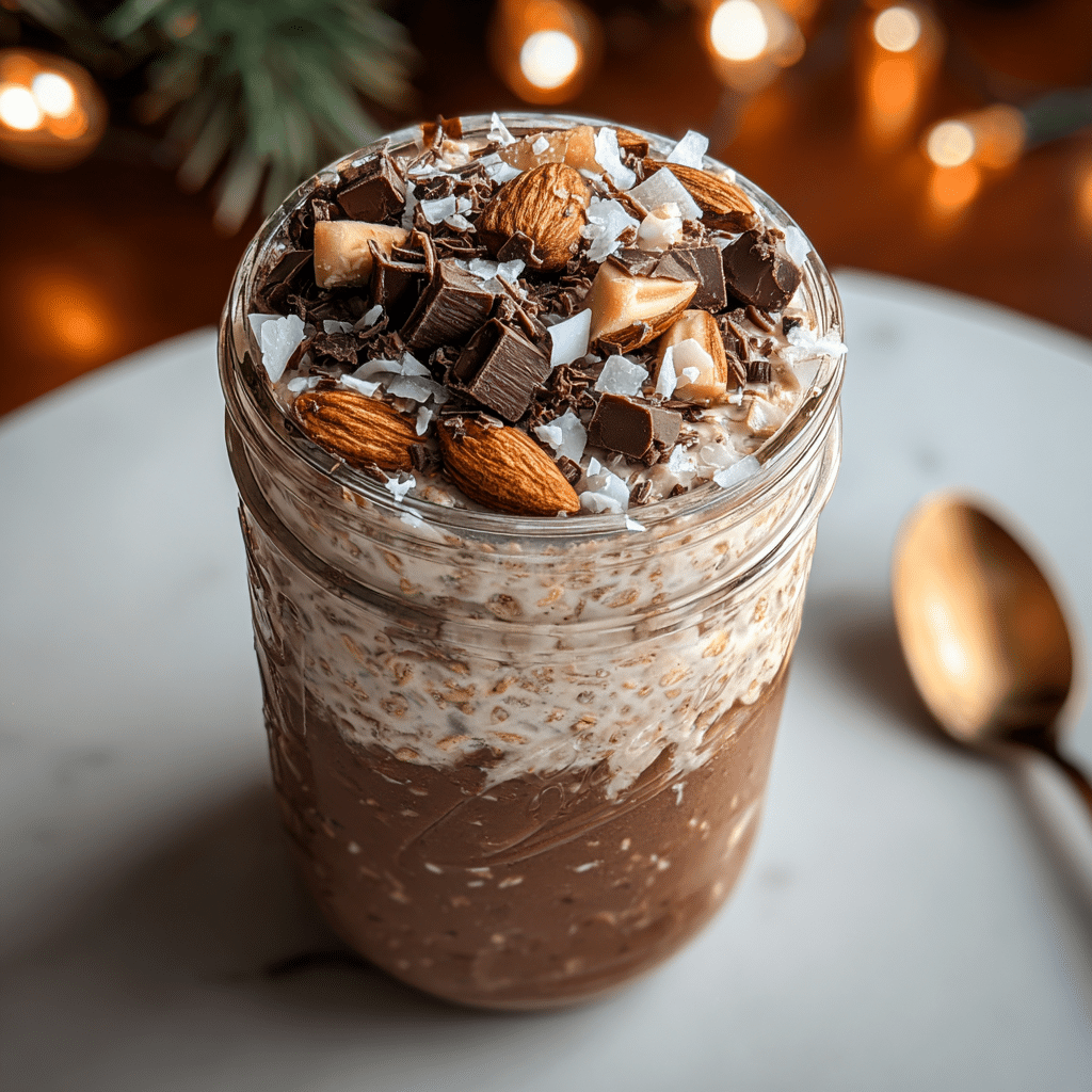 Almond Joy Overnight Oats