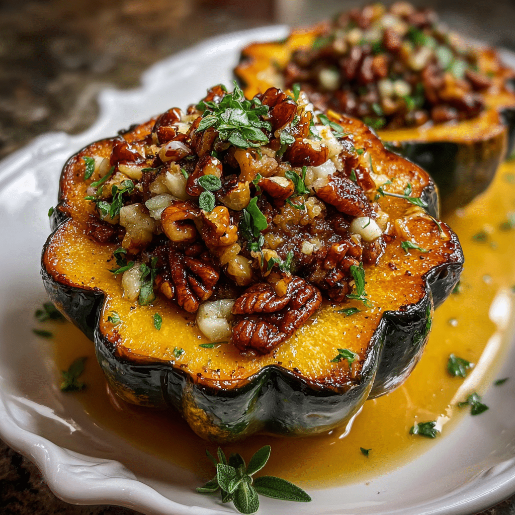 Apple Stuffed Acorn Squash