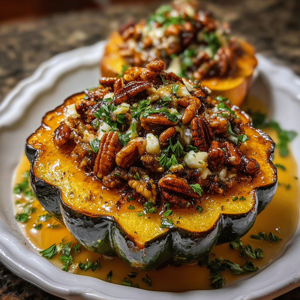 Apple Stuffed Acorn Squash