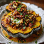 Apple Stuffed Acorn Squash