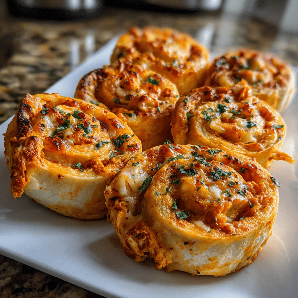 Buffalo Chicken Pinwheels