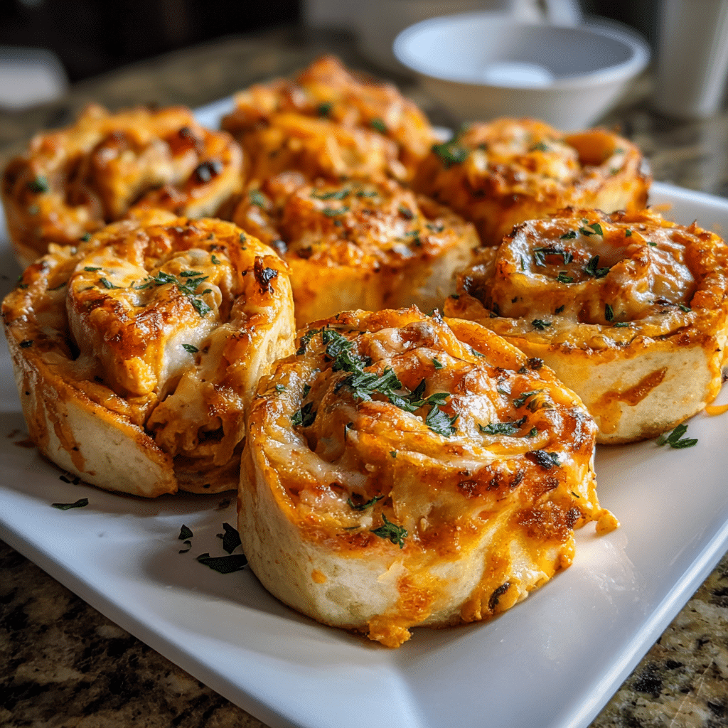 Buffalo Chicken Pinwheels
