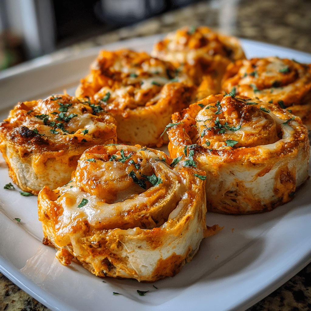 Buffalo Chicken Pinwheels