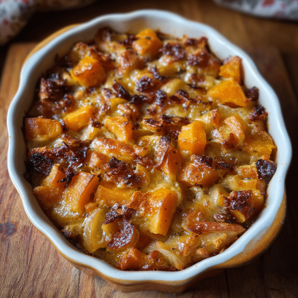 Butternut Squash Apple Bake