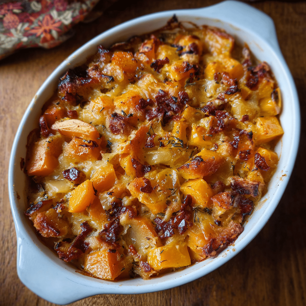 Butternut Squash Apple Bake