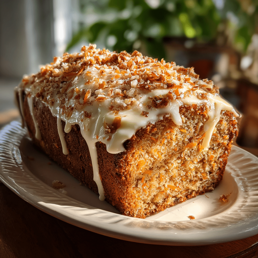 Carrot Cake Cream Cheese Bread