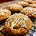 Chewy Maple Cinnamon Cookies with White Chocolate