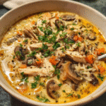 Chicken Mushroom Wild Rice Soup