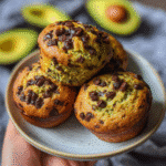 Chocolate Chip Avocado Muffins