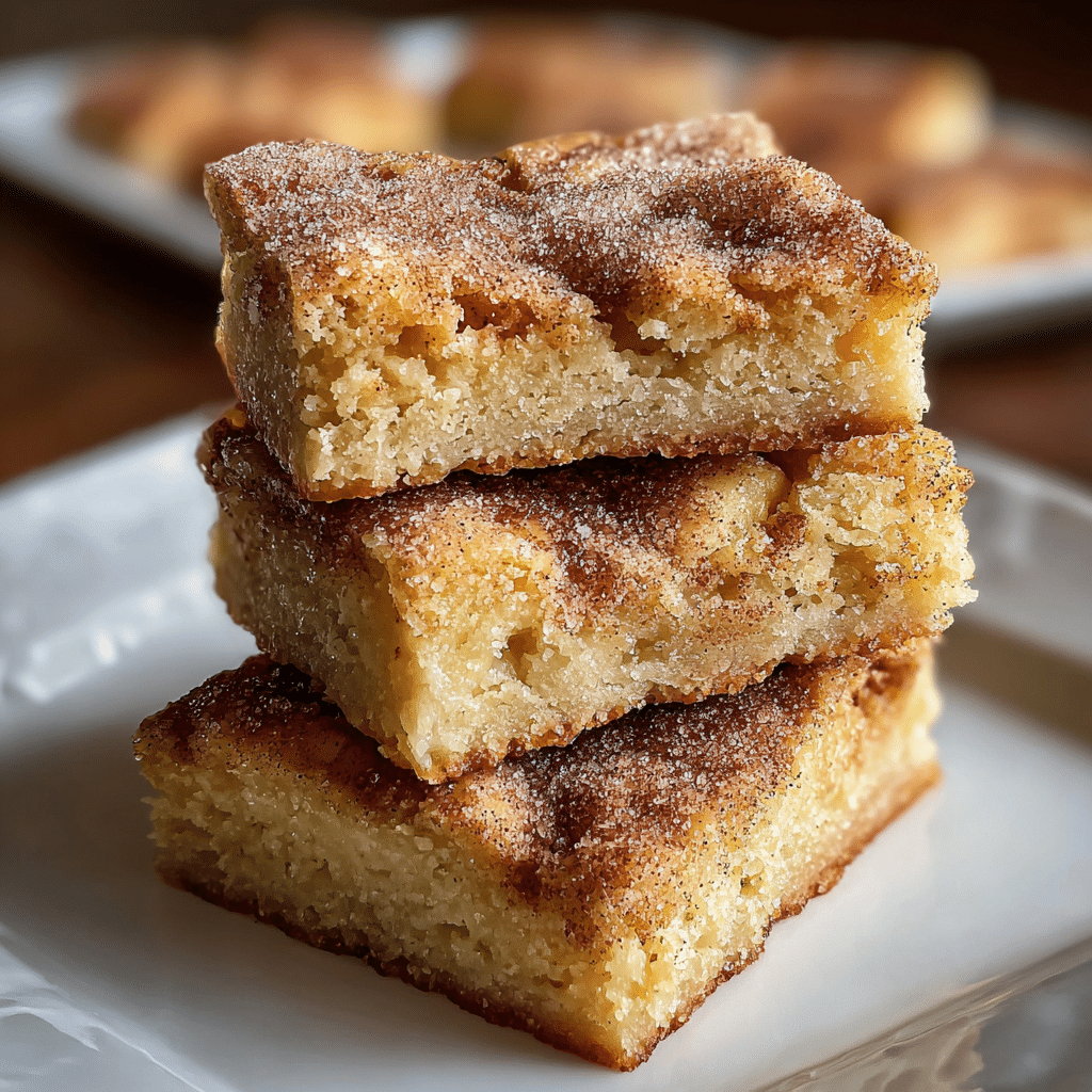 Cinnamon Sugar Blondies