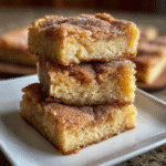 Cinnamon Sugar Blondies