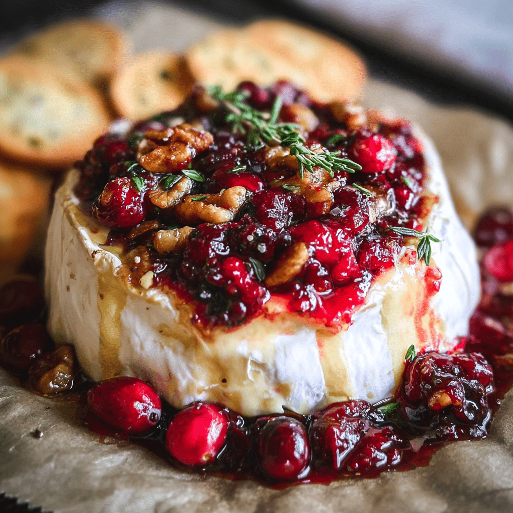 Cranberry Baked Brie