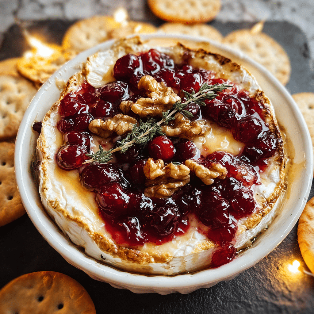 Cranberry Brie Dip