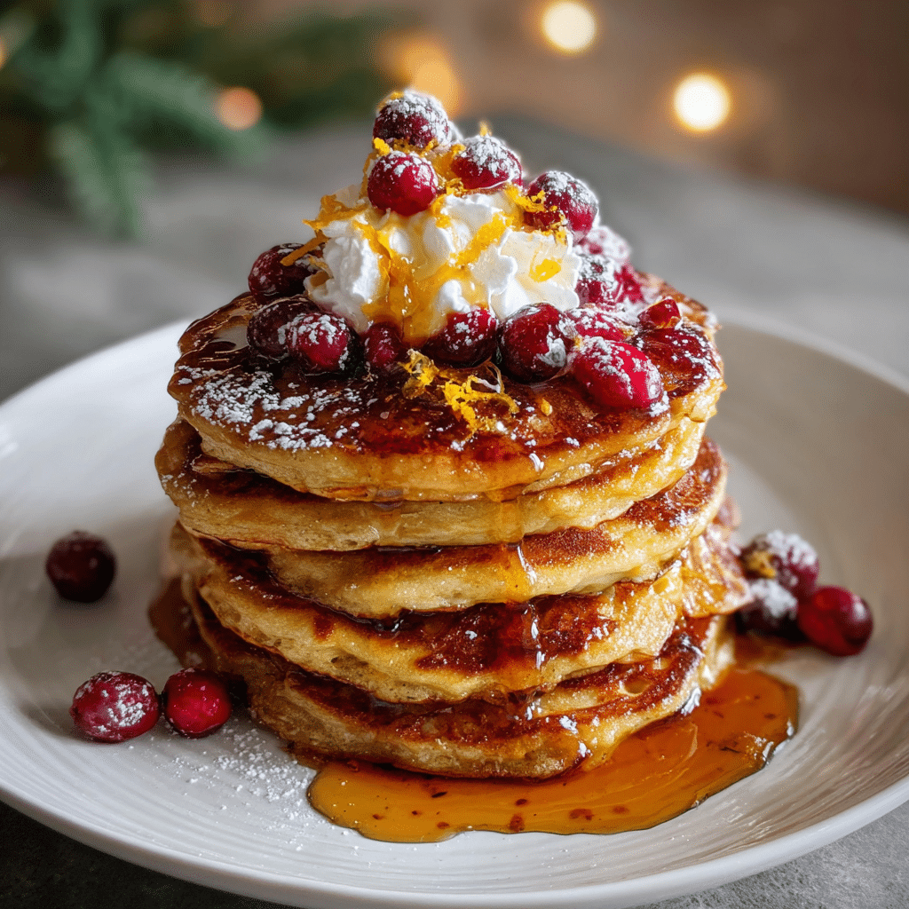 Cranberry Orange Pancakes