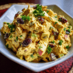 Curried Chicken Salad with Raisins & Apples