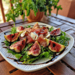 Fig & Prosciutto Salad with Balsamic Glaze